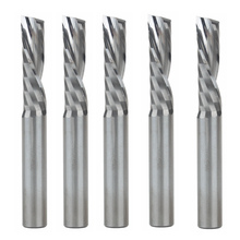 5pcs/set AAA 6*22mm Tungsten Solide Carbide one Single Flute Sprial Bits Left Hand Down Cutter Cutting Tools Left Cutting Bits 2024 - buy cheap