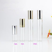 3ml 5ml 10ml Clear Glass Essential Oil Roller Bottles with Glass Roller Balls Perfumes Lip Balms Glass Roll On Bottle F20171293 2024 - buy cheap