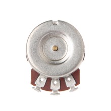 A250K Brass Short Split Shaft Audio Potentiometer For Electric Guitar Bass 2024 - buy cheap