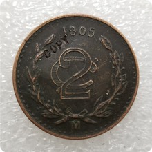 1905,1922, 1929 México 2 centavo copia monedas conmemorativas-réplica monedas medalla coleccionables 2024 - compra barato