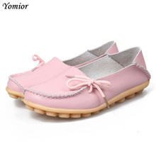 Women Flats Leather Shoes Casual Moccasins Driving Loafers Shoes Fashion Comfortable Size footwear, for women, split leather, for casual, round toe, Flats mother, cow suede 2024 - buy cheap