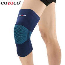 1 Uds Protector de rodillas para deporte Pad COYOCO marca Kneepad prevenir para artritis y lesiones de alta elástico rodilla guardia mantener caliente azul 2024 - compra barato