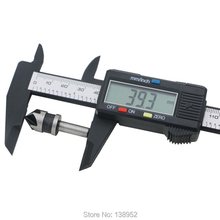 Micrômetro digital eletrônico de fibra de carbono, calibre vernier, ferramentas de medição de 0-150mm, 150mm, 6 polegadas 2024 - compre barato
