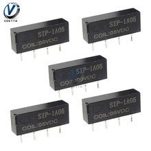 5PCS 5V Reed Relay SIP-1A05 Reed Switch Relay Module For PAN CHANG 4PIN Highly Sensitive Control Board Relay 2024 - buy cheap