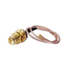 Cabo de extensão rg178 5 peças, rp sma jack para u. fl/ipx conector antena conversor rabo de porco cabo 2024 - compre barato