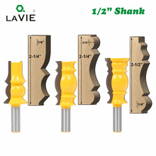 LA VIE 3pcs 12mm 1/2" Shank Crown Molding Router Bit Line Woodworking Cutter Tenon Cutter for Wood Woodworking Tools MC03115 2024 - buy cheap