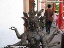 Estatua de Buda de bronce, budismo tibetano, ocho brazos, kwan-yin Guan yin Bodhisattva, descuento 55% 2024 - compra barato