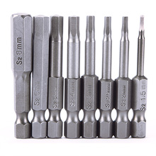 8Pcs 50mm Magnetic Hexagon Screwdriver Bit S2 Steel 1/4 Inch Hex Shank Screw Drivers Set Length H1.5-H8  For Power Tools#95247 2024 - buy cheap