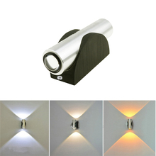110V 220V Led Wall Lamp Sconce lamps bulb 8 colors Aluminum Sconce 2-6W Support Customize 2 Beads KTV Bar Hall Corridor Light VR 2024 - buy cheap