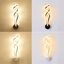 Modern LED Wall Lights Iron Bedside Wall Lamp Bedroom Living Room Corridor Lighting Decoration Wall Lamps Kitchen Fixtures Avize 2024 - buy cheap