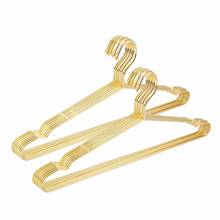 Hangerlink 45CM Gold Strong Metal Wire Hangers Clothes Hangers, Coat Hanger, Standard Suit Hangers(20 pcs/Lot) 2024 - buy cheap