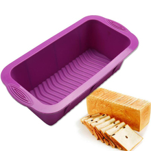Silicone Bread Loaf Mold Cake Non Stick Bakeware Baking Pan Oven Soap Mould DIY Bread mousse toast pan cake form bakeware 2024 - buy cheap