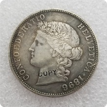 1888-1916 suíça 5 francos berna copiar moedas 2024 - compre barato