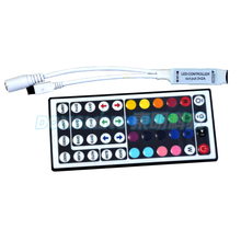 Mini mando a distancia inalámbrico IR RGB para tira de led 5050 3528, 12-24V, 44 teclas, envío gratis 2024 - compra barato