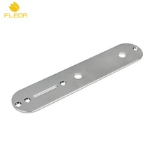 FLEOR Chrome Guitar Control Plate Tele Control Plate For Electric Guitar Parts Accessories 2024 - buy cheap