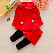 Newborn baby girls spring autumn clothing sets toddler hoodies+pants 2pcs sports suits for bebe girls infant casual clothes sets 2024 - buy cheap