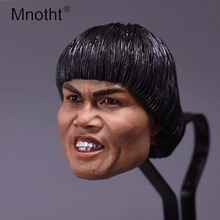 Mnotht 1/6 Male Soldier Head Carving Model Bobby Yip Bruce Lee's classic modeling Head Sculpt Toys For 12in Action Figure m3 2024 - buy cheap