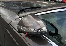 Tira de espelho retrovisor para carro, acessório para audi a4 b9 2016 2017, 2 peças 2024 - compre barato