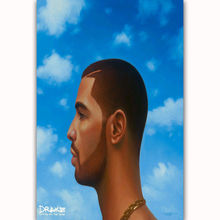 Drake quente rap música hip hop 2017 música-seda arte poster adesivo de parede decoração presente 2024 - compre barato