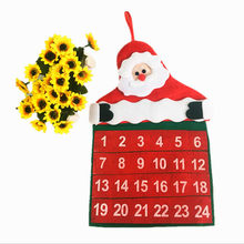 New Christmas Santa Claus Calendar Creative Kalendar Xmas Advent Calendar Hot Sale New Arrivals Family Ornaments 2024 - buy cheap