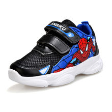 Disney Children's Spider-Man Casual Sneakers Boy Breathable Hollow Spider-Man Children's Casual Shoes 2024 - buy cheap