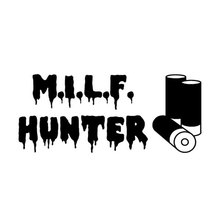 15cm*6.5cm Creative Personality Hunter MILF Funny Fashion Vinyl Car Window Stickers C5-0299 2024 - buy cheap