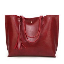 Big Bag Women High quality female totes  Women Leather Handbags PU Shoulder Bags  for Daily Shopping   Handbag Pink for travel 2024 - buy cheap