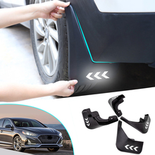 Guardabarros para Hyundai Sonata 2018 2019, seguridad reflectante, advertencia, guardabarros, accesorios para coche, 4 Uds. 2024 - compra barato