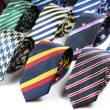 Мужской классический галстук в полоску, формальная одежда, галстук-бабочка, узкие галстуки из полиэстера 2024 - купить недорого