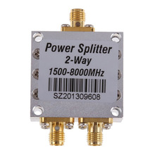 Divisor de potencia de alta frecuencia 1,5-8Ghz 1500 ~ 8000Mhz RF 2 vías SMA, divisor de potencia, conector hembra SMA, divisor de señal 8G 2024 - compra barato