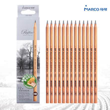 Lapices De Carbon Marco Raffine 12pcs 3H-9B Wood Sketch Drawing Pencil Set Art Supplies Charcoal Professional Sketching Pencils 2024 - buy cheap