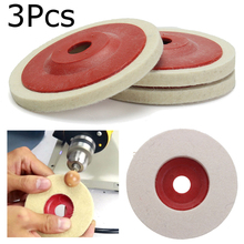 3PCS 4'' 100mm Wool Buffing Angle Wheel Grinder Felt Polishing Disc Pad Set Abrasie Disc 2024 - buy cheap
