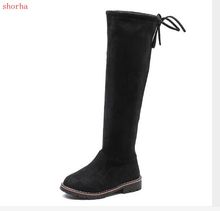 New Children Over Knee Boots Girl Shoes Knee Fashion Children Boots Autumn And Winter Princess Girls Students  Shoes 2024 - buy cheap