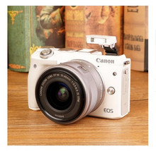 Белая камера CANON M3 с объективом 15-45 мм IS STM, с объективом для CANON EOS M3, беззеркальная цифровая камера, совершенно новая 2024 - купить недорого