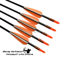 100Pcs 4*6mm 30" Fiberglass Youth Arrow Practice Beginner Kids Fixed Bullet Point Archery Free Shipping 2024 - buy cheap