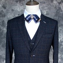 New Free Shipping fashion casual Men's male multilayer Headwear collar dress business groom Groomsmen Korean bow tie on sale 2024 - buy cheap