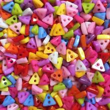 1000pcs Mixed 6mm Mini Tiny Buttons Plastic Triangle Sewing 2 Holes Button Embellishments Scrapbooking Cardmaking 2024 - buy cheap