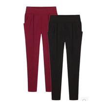 KE91-pantalones bombachos informales para mujer, pantalón largo hasta el tobillo, holgado, de talla grande 6XL, primavera, 2021 2024 - compra barato