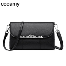 Women Messenger Bags PU Leather Clutches Luxury Flap Tote Packet Female Vintage Shoulder Crossbody Bag Ladies Handbag 2024 - buy cheap