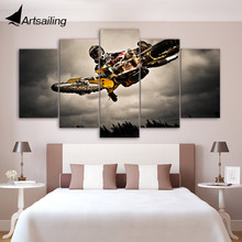 ArtSailing-pintura en lienzo para Motocross, impreso en alta definición, para decoración del hogar, envío gratis/ny-4572 2024 - compra barato