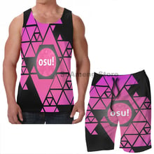 Summer Casual funny print men Tank Tops Women osu design  men Board beach shorts women sets fitness sleeveless vest 2024 - buy cheap