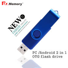 2 in 1 OTG USB flash drive 64GB pen drive for smart phones tablet real capacity pen drive 32gb OEM USB stick 16gb USB 8gb u disk 2024 - buy cheap