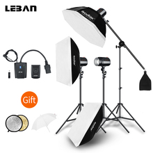 Godox 600Ws Professional Strobe Studio Flash Light Kit 3pcs 200Ws Photography Light + Light Stand + Softbox + Triggers + Gift 2024 - buy cheap