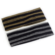 Summer Fashion Women Thin Striped Hairband Turban Wraps Elastic Headband For Female Flat Head Wrap Yoga Spa Hair Bands Mesh Band 2024 - buy cheap