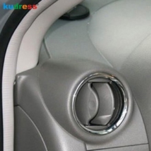 Para nissan versa sedan 2012 2013 2014 2015 chrome interior acessórios do carro frente ar condicionado tomada decoração ventilação capa guarnição 2024 - compre barato