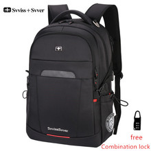 svvisssvver male Multifunction USB charging fashion business casual tourist anti-theft waterproof 15.6 inch Laptop men backpack 2024 - buy cheap