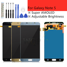 Для SAMSUNG Galaxy Note 5 ЖК-дисплей сенсорный экран панель дигитайзер Note5 N920A N9200 SM-N920 N920C Запасные Запчасти 2024 - купить недорого