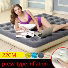 Car Travel Bed 22cm Thick 2019 New Automatic Inflatable Cushion Outdoor Tent Camping Mat Mat Air Bed Car Travel Bed Sexy Sofa 2024 - buy cheap