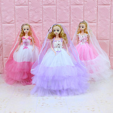 30 см Белоснежка свадебное платье кукла девочка силиконовая кукла экшн игрушка Фигурки игрушки для девочки 2024 - купить недорого