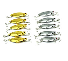 New Lot 10pcs Metal VIB Fishing Lures Bass Spoon Crank Bait Tackle hooks 2024 - buy cheap